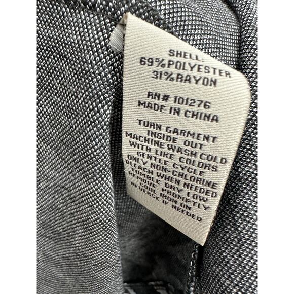 eci Womens Tunic Black White Artsy Asymmetrical Flowy Loose Top Sz XL - Picture 7 of 7